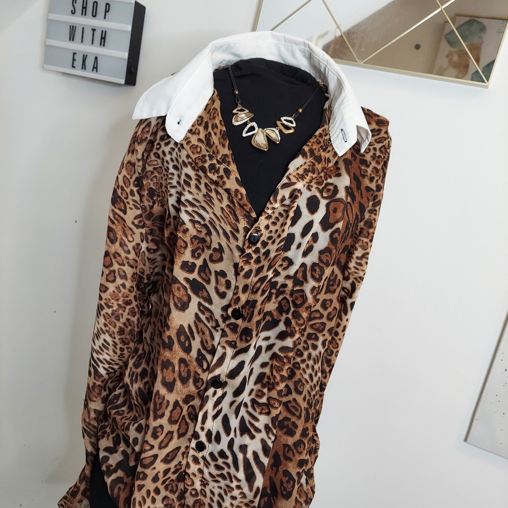 Leopard print blouse - Picture 7 of 12